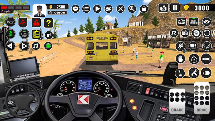 #2. Offroad School Bus Driver Game (Android) By: Imperial Arts Pty Ltd