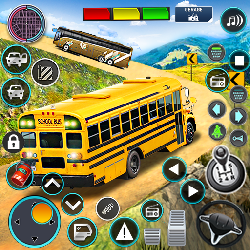 #1. Offroad School Bus Driver Game (Android) By: Imperial Arts Pty Ltd