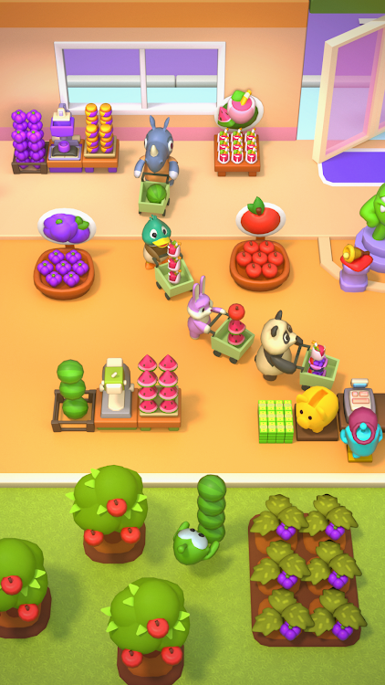 #1. Om Nom Fruit Mart (Android) By: TapEmpire