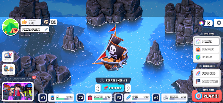 #1. Pirate.io Battle Royale (Android) By: OUTPLAY GAME STUDIO