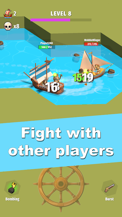 #1. Pirates.io Battle Royale Games (Android) By: Jurij's Games SR