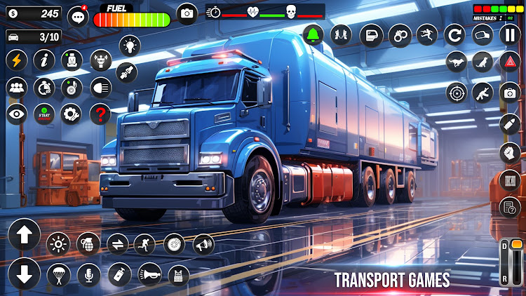 #1. Police Vehicle Transport Games (Android) By: The Gamerz Hub