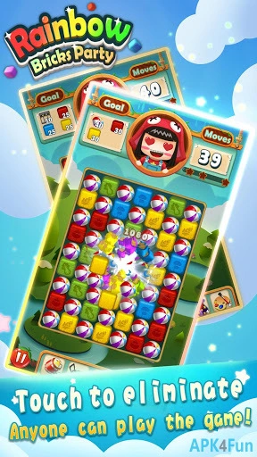 Rainbow Bricks Party Screenshot Image