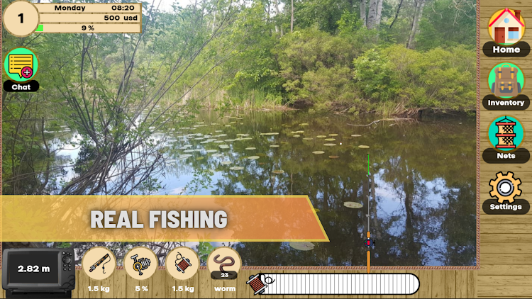 #1. Real Fishing (Android) By: Vally Games