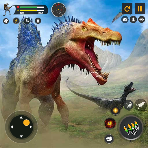 #1. Real Spinosaurus Simulator 3D (Android) By: BMH Sol