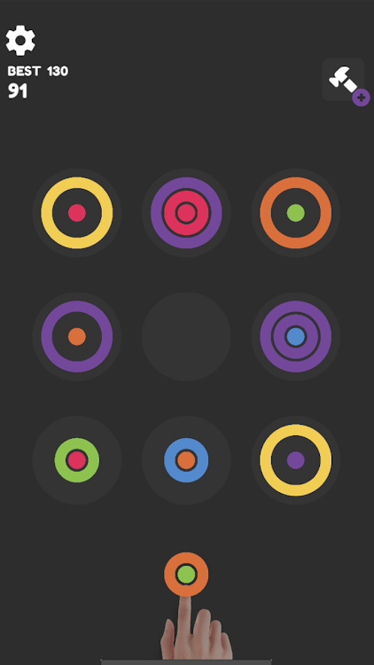 #1. Rings Puzzle (Android) By: Nesitec