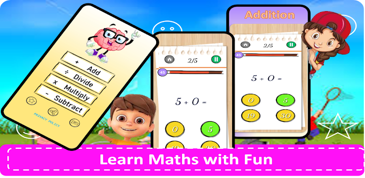 #1. Simple Math - Math Games (Android) By: Drew Neuro