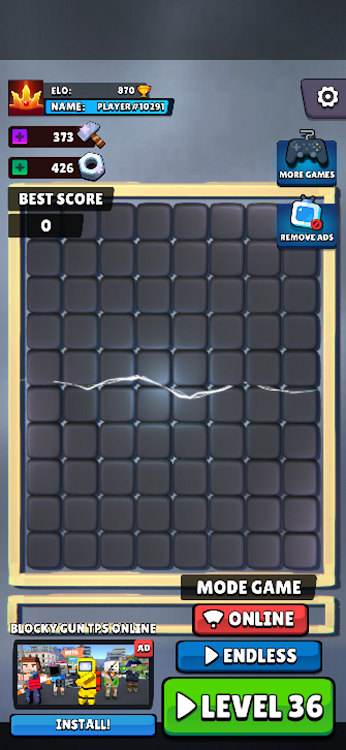 #1. Slide Block Puzzle 3D Online (Android) By: OUTPLAY GAME STUDIO