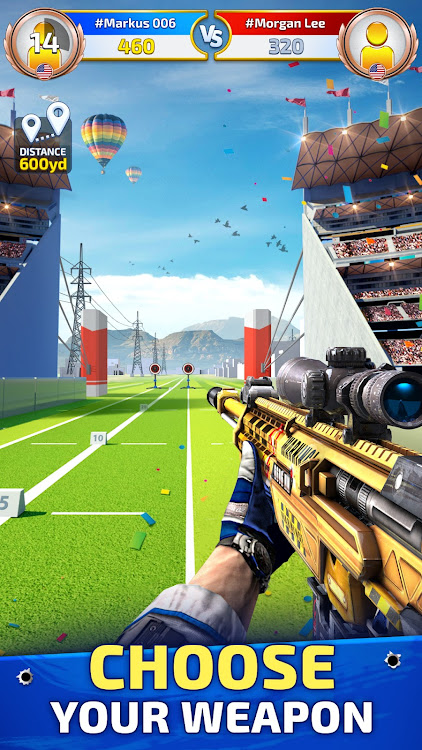 #1. Sniper Champions: 3D shooting (Android) By: Miniclip.com