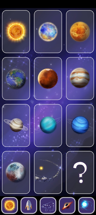 #1. Space game for kids Planets (Android) By: ALEXANDER BABKIN