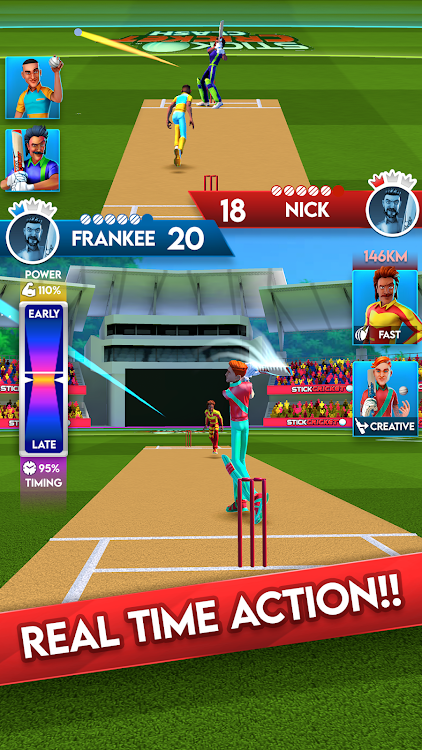 #1. Stick Cricket Clash 24 T20 (Android) By: JioGames Publishing