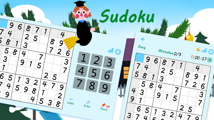 #1. Sudoku Puzzle - Classic Sudoku (Android) By: H.T Game