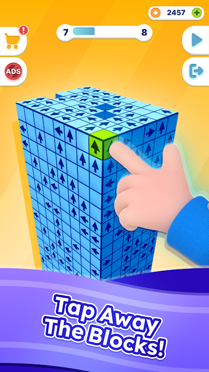 #1. Tap Block Puzzle: 3D Сube Game (Android) By: RexGround