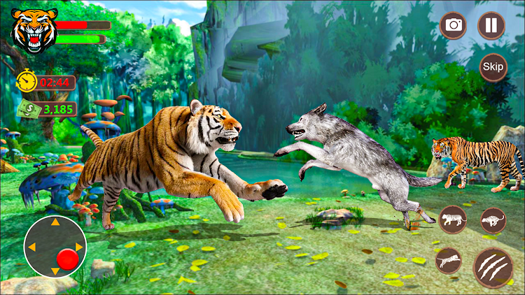 #1. Tiger Games 3d Tiger Simulator (Android) By: Parco Games