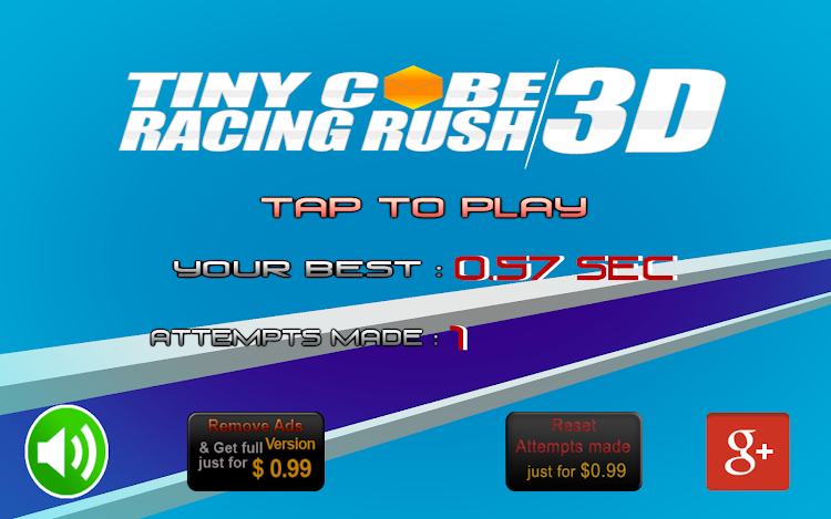 #1. Tiny Cube Racing Rush 3D (Android) By: VL Games