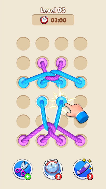 #1. Twisted Rope Puzzle 3D Game (Android) By: Dead Pixel Labs