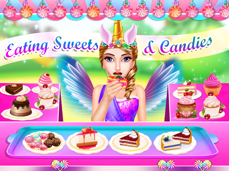 #1. Unicorn Cotton Candy Maker (Android) By: Wedding Games