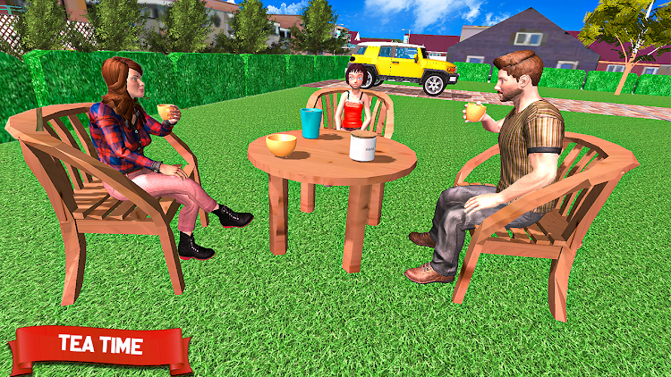 #1. Virtual Police Dad Sim 3D (Android) By: Gamepause Studio