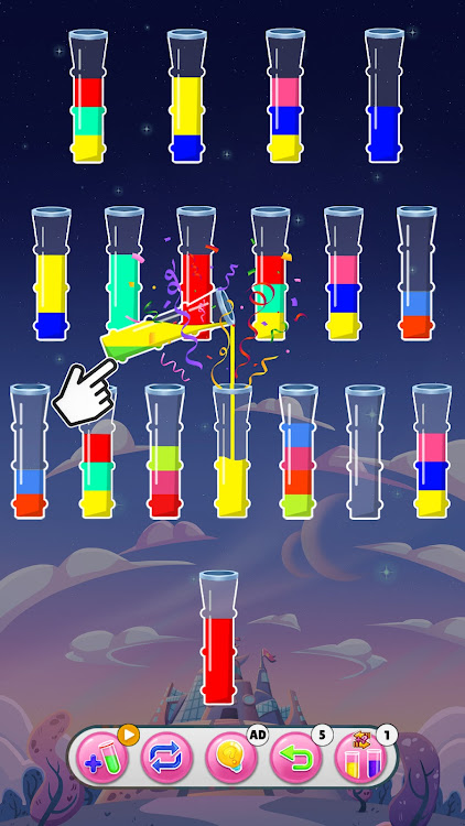 #1. Water Sort Puzzle: Color Water (Android) By: Biza Studio - Puzzle Games