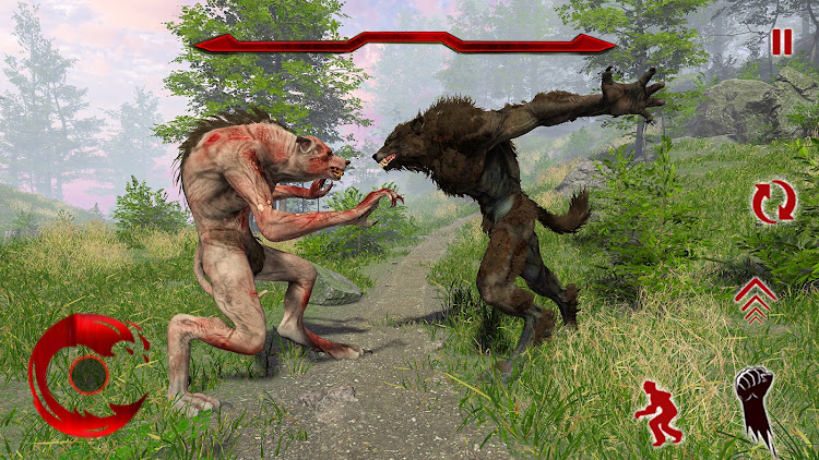 #1. Wild Werewolf Hunting Bigfoot (Android) By: City Of Eagles