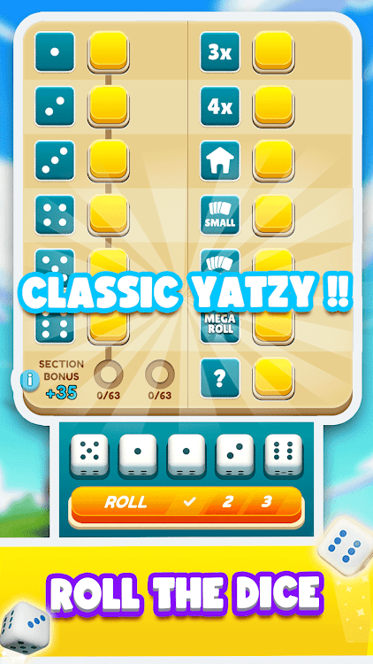 #1. Yatzy Dicetown (Android) By: Stellarplay Games